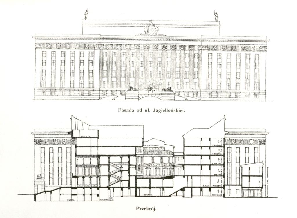 Nagrodzony i zrealizowany projekt. „Architekt”, 1923, z. 6.