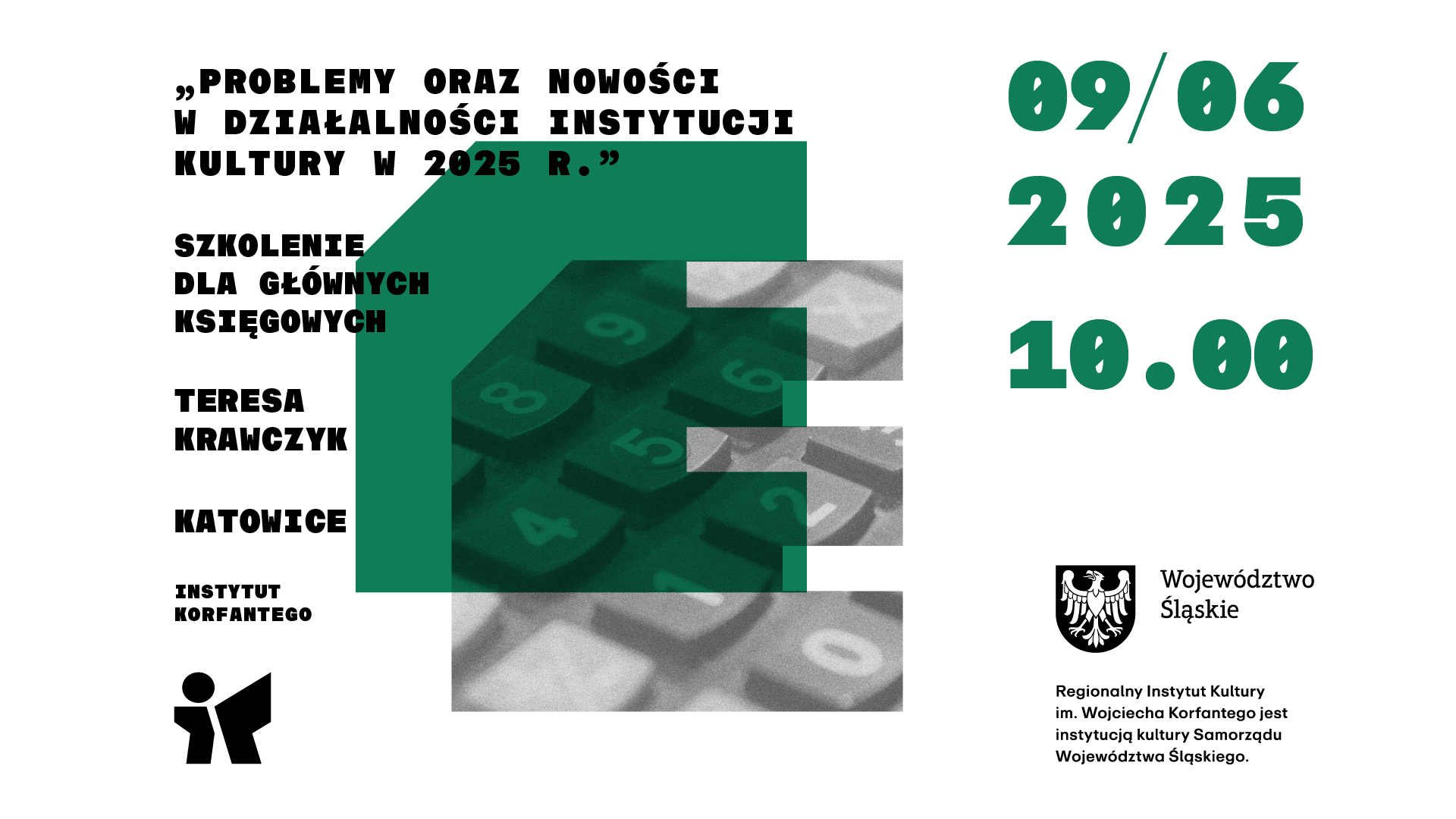Grafika dotycząca szkolenia dla głównych księgowych