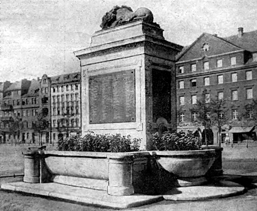Bytom, Plac Akademicki, 1932 r., wg „Oberschlesien im Bild“ 1932, nr 40, s. 1