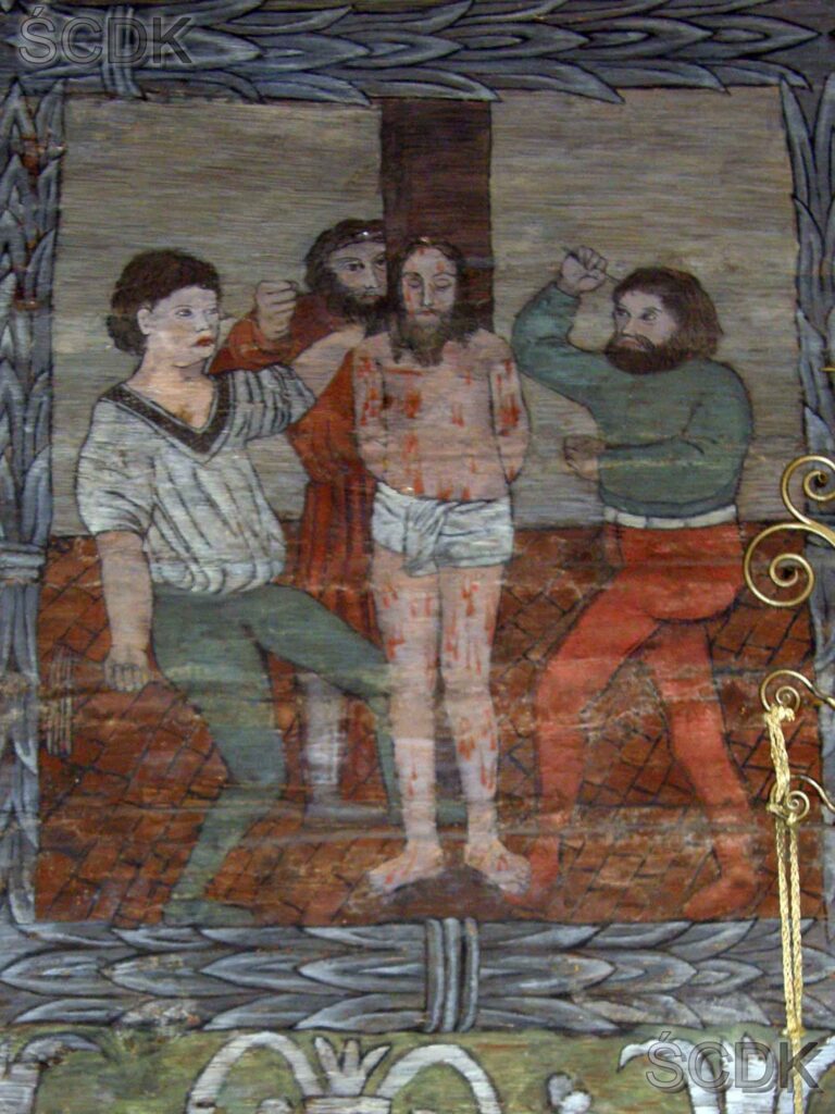 Scena „Biczowanie”.