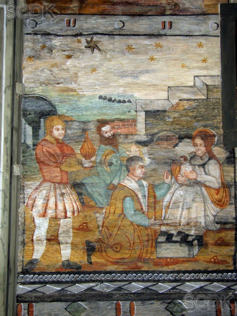 Scena „Pokłonu Magów”.