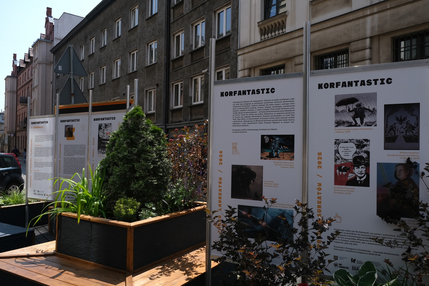 Zdjęcie przedstawia fragment wystawy Korfantastic