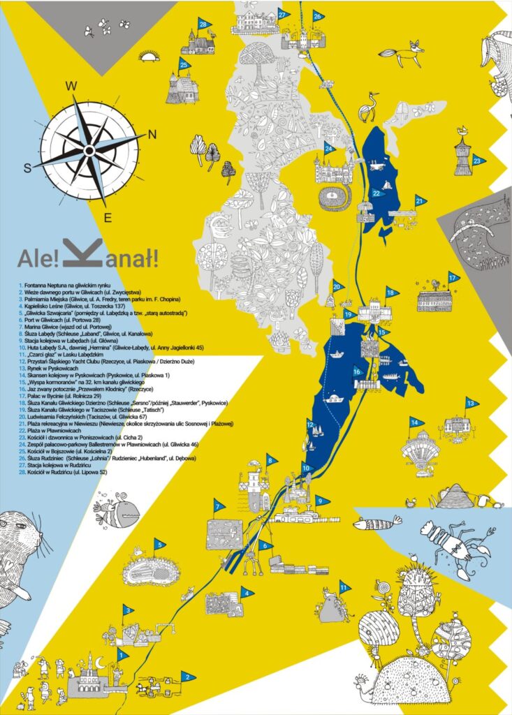 „ALE! KANAŁ!” – artystyczna mapa dziedzictwa kulturowego wzdłuż Kanału Gliwickiego