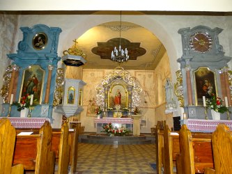 Prace konserwatorskie w kościele w Karchowicach