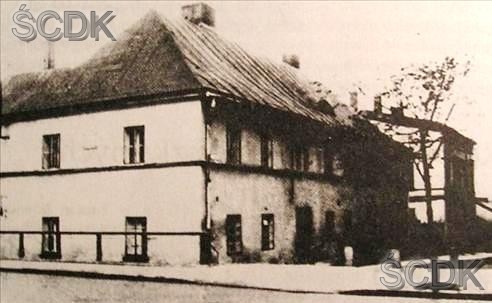Dom rodzinny Theodora E. Kalidego, Królewska Huta, pocztówka, pocz. XX, zbiory prywatne