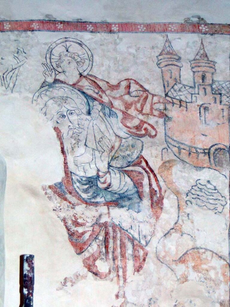Wizerunek św. Krzysztofa.