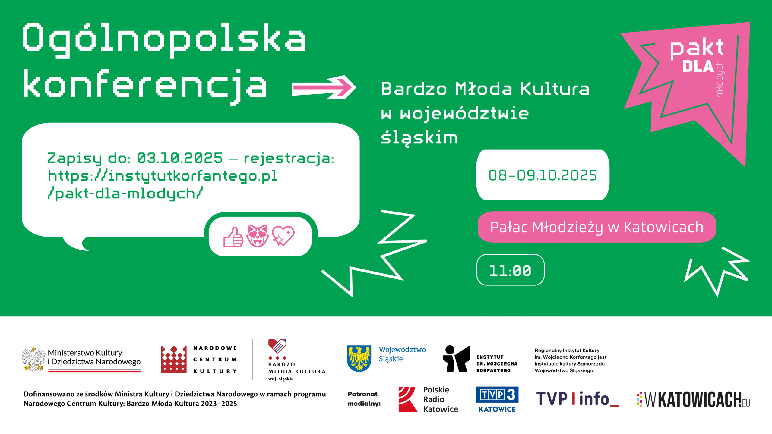 Pakt dla Młodych - Plakat informacyjny