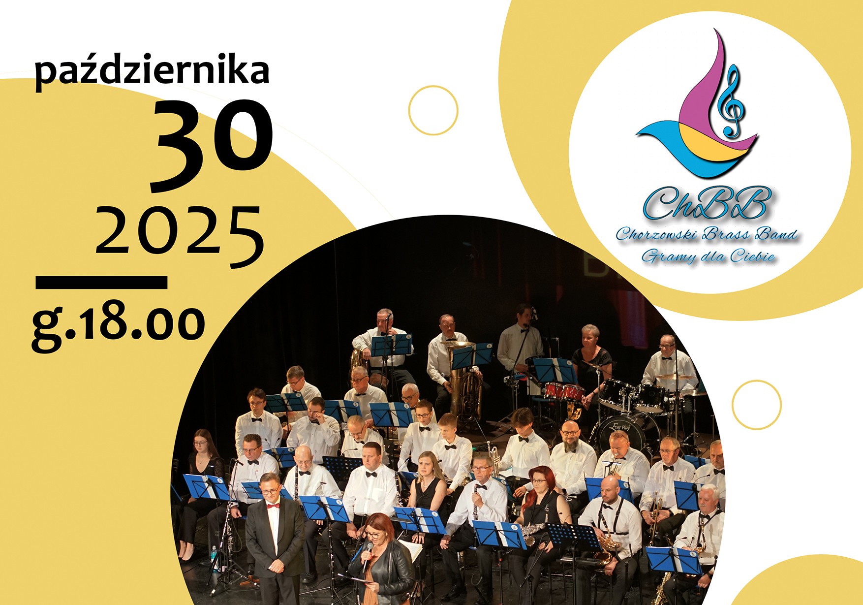 Brass Bandowe Granie | Koncert w Pałacu Młodzieży w Katowicach / fragment plakatu