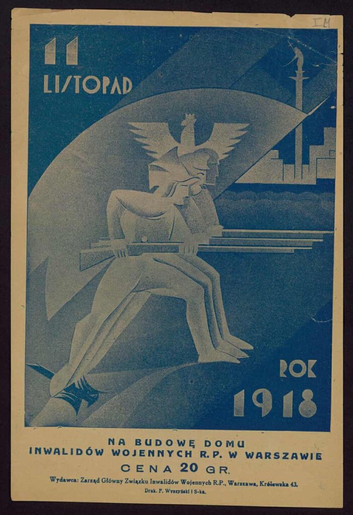 Ulotka z okazji 11 listopada. Zbiory: Polona