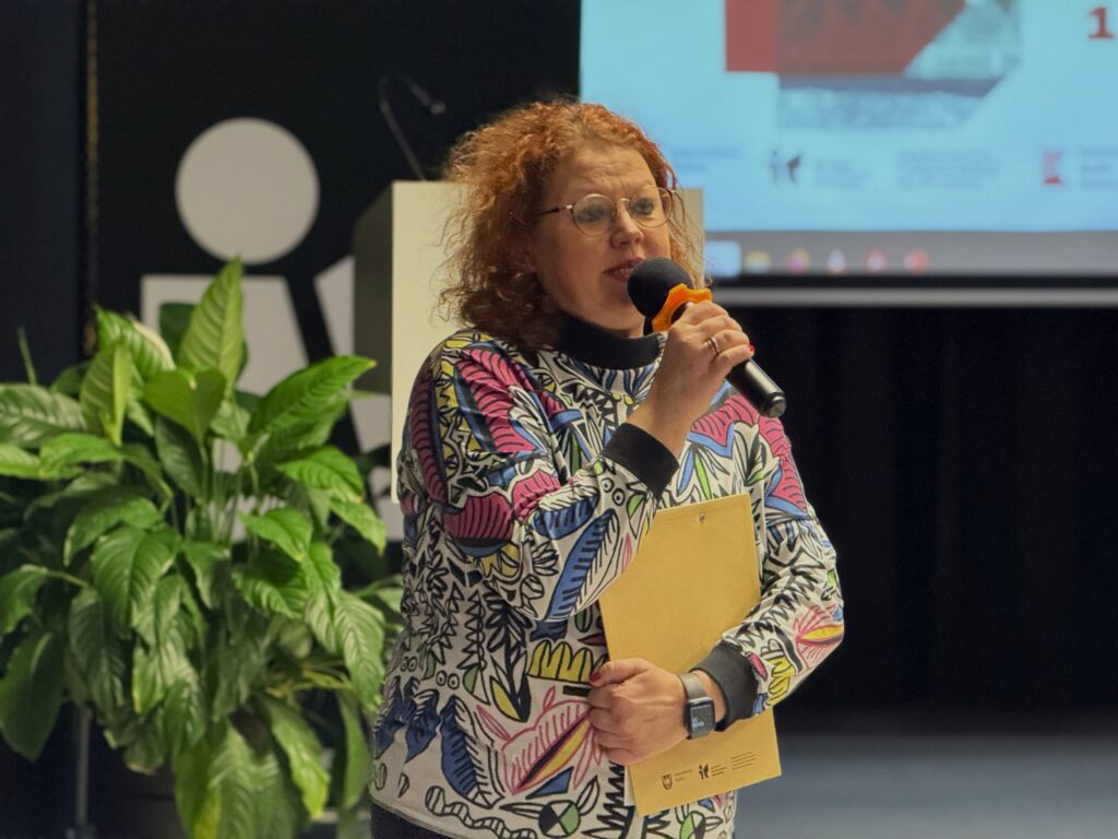 Na zdjęciu dyrektor Instytutu otwierająca Konferencję Konserwatorską "Kamień i Cegła"