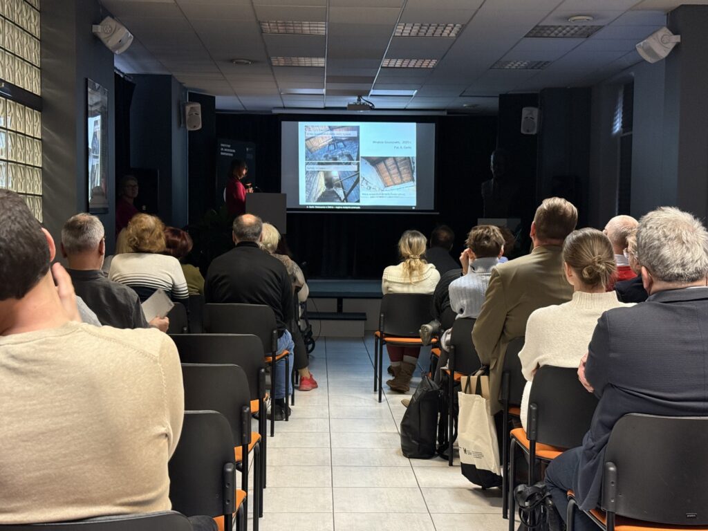 Na zdjęciu publiczność podczas Konferencji Konserwatorskiej "Kamień i Cegła"